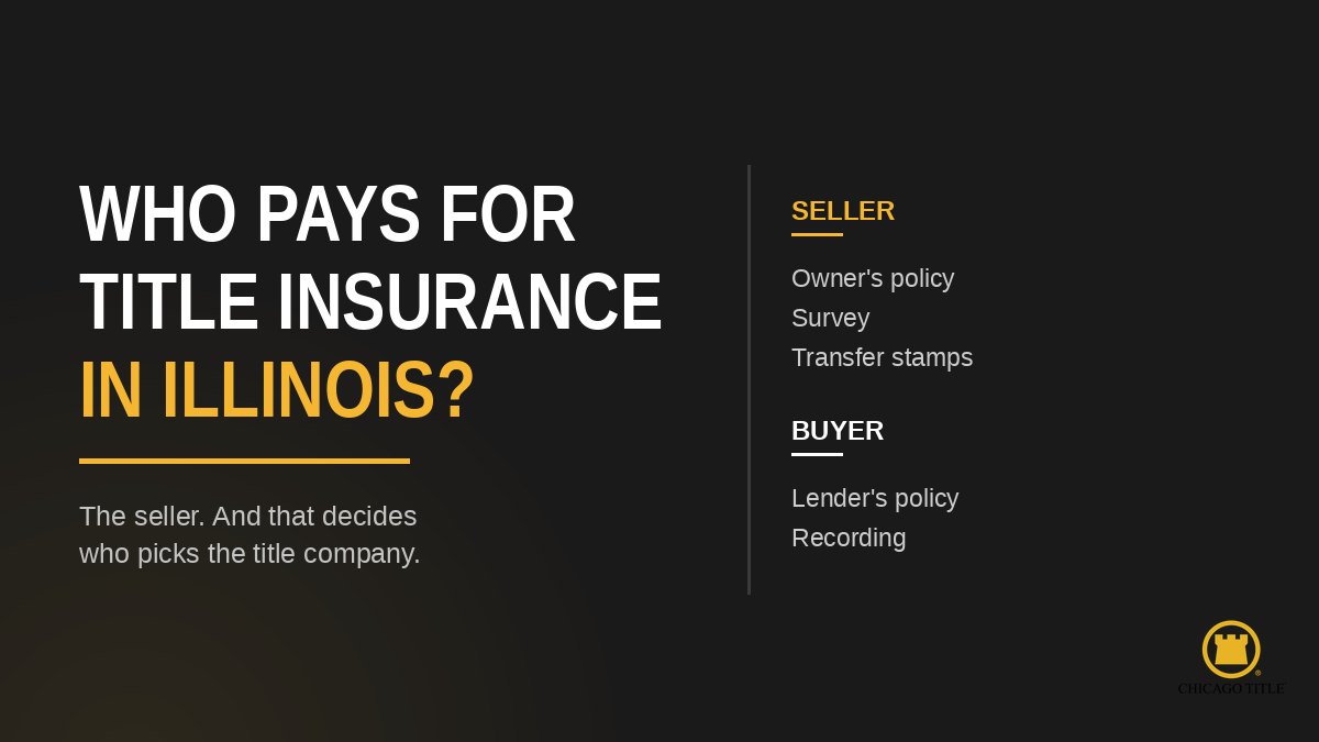 Who Pays for Title Insurance in Illinois?